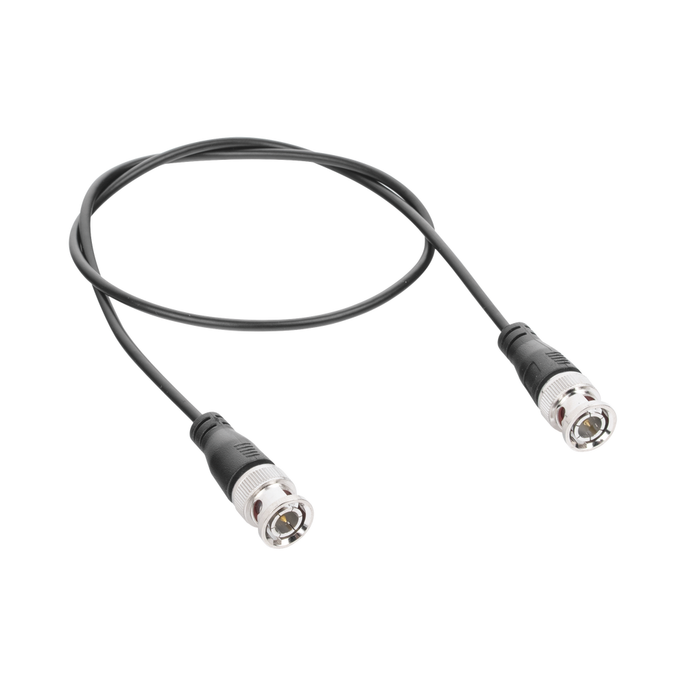 Cable Coaxial Armado con Conector BNC (Video) / Longitud de 0.6 mts / Optimizado para Cámaras 4K / Uso en Interior