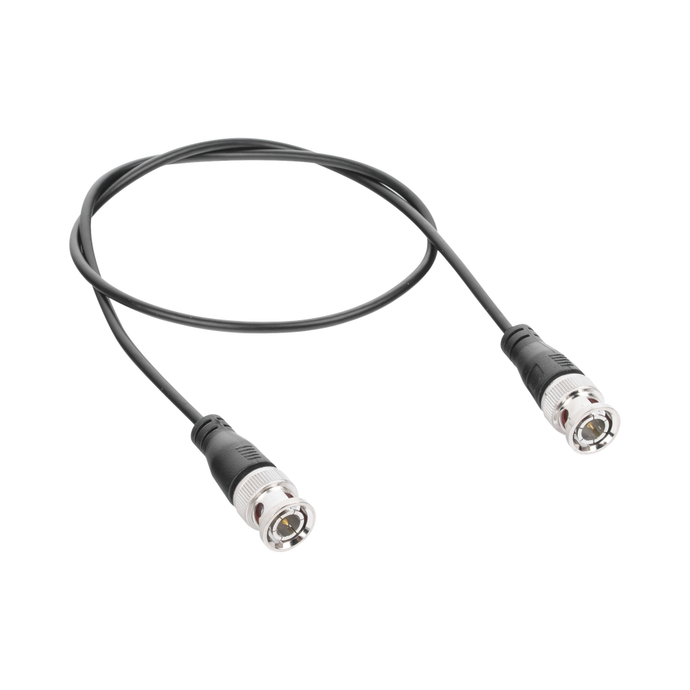 Cable Coaxial Armado con Conector BNC (Video) / Longitud de 1.5 mts / Optimizado para Cámaras 4K / Uso en Interior