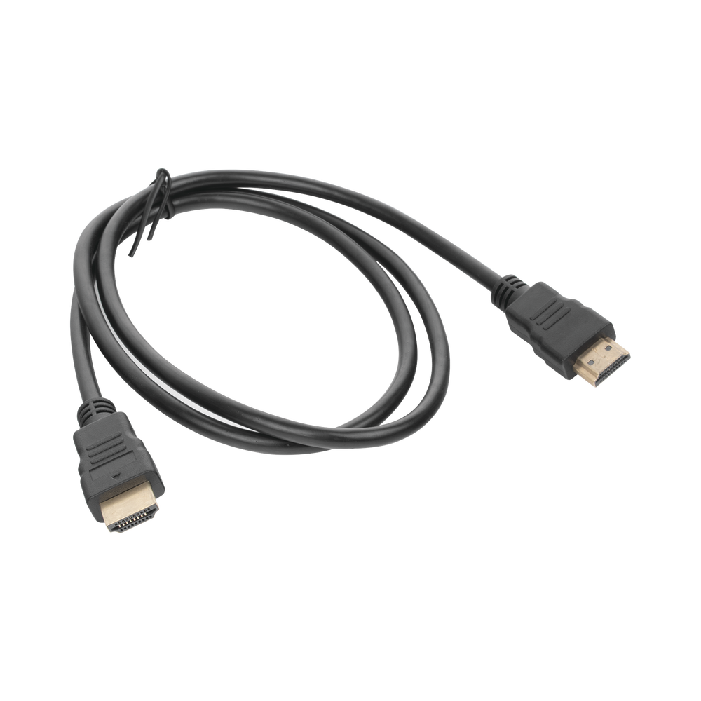 Cable HDMI de 1 Metro (3.28 pies) (High Speed) / Resolución 4K / Soporta Canal de Retorno de Audio (ARC)/ Soporta 3D / Blindado para Reducir Interferencia / Chapado en Oro / Alta Resistencia y Durabilidad.