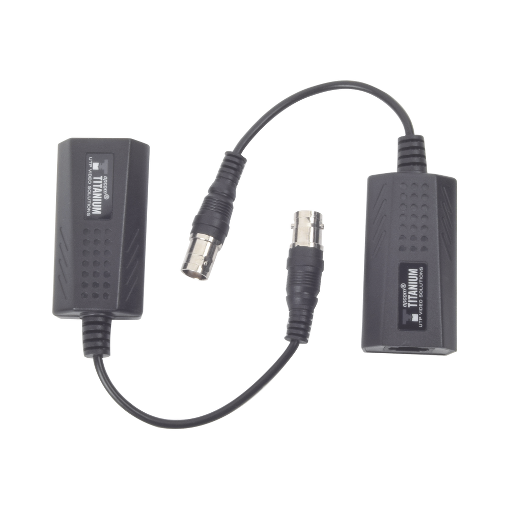 Kit EXTENSOR IP por cable CABLE COAXIAL para distancias de HASTA 200 m / REUTILIZA EL CABLEADO EXISTENTE PARA CONECTAR CÁMARAS IP / No Requiere Energía / Transmisión en Tiempo Real / Protección Contra Sobretensiones Incorporada