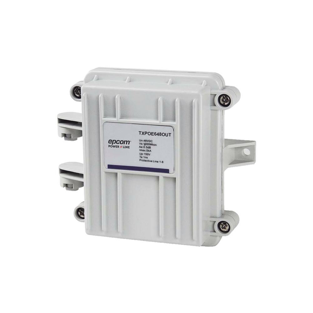 Protector PoE a 10/100/1000 Mbps (exterior) (Cat6 1000Mbps)