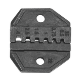 Matriz Ponchadora, Férulas (Ferrule) Aisladas, sin Aislamiento o de Terminal de Clavija. Compatible con Pinza Ponchadora VDV200-010.