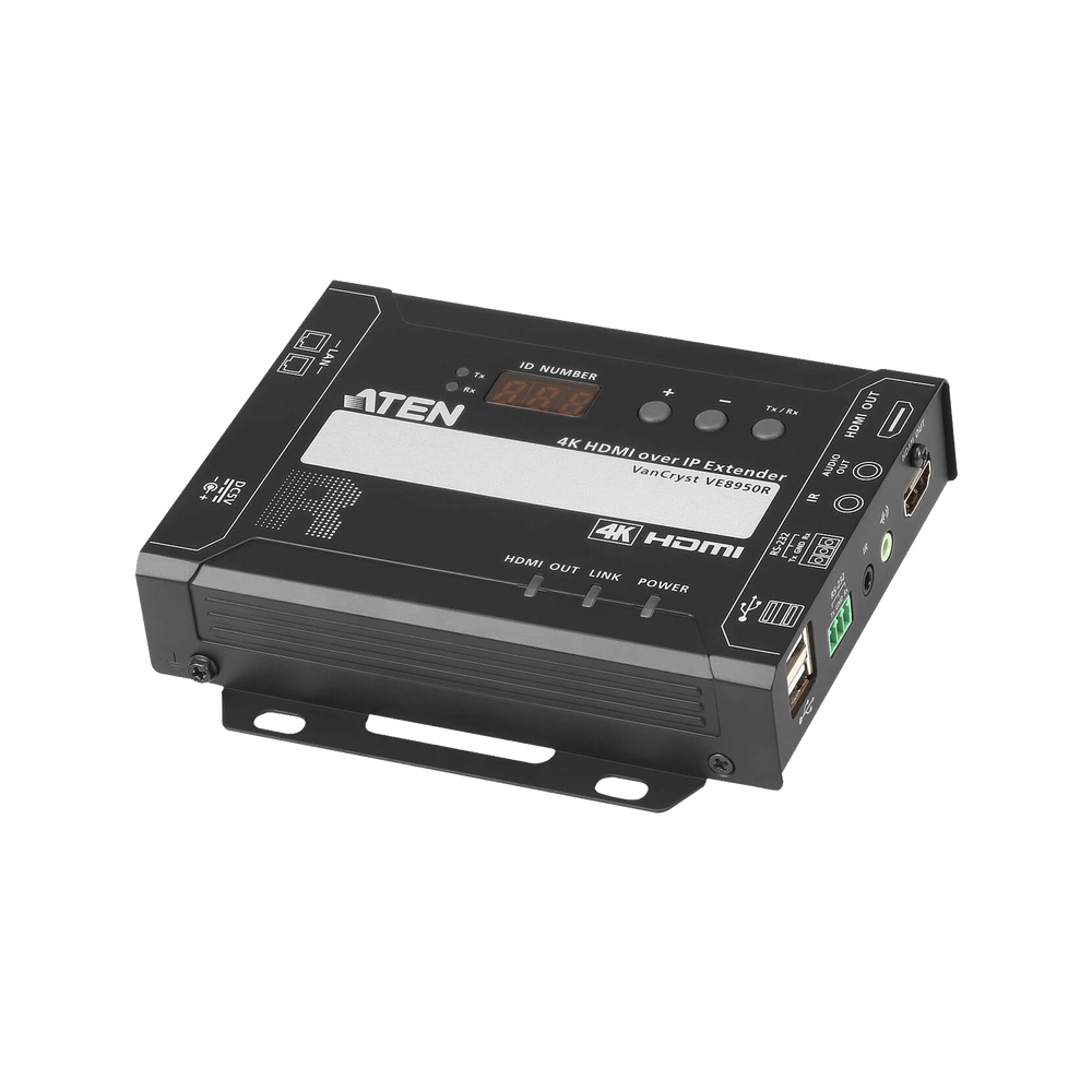 Receptor HDMI | IP | 4K @ 30Hz | 4:4:4 | EDID Expert™ | Protocolo CLI Telnet o RS-232 | Conexión Punto a Punto o Multipunto a Multipunto