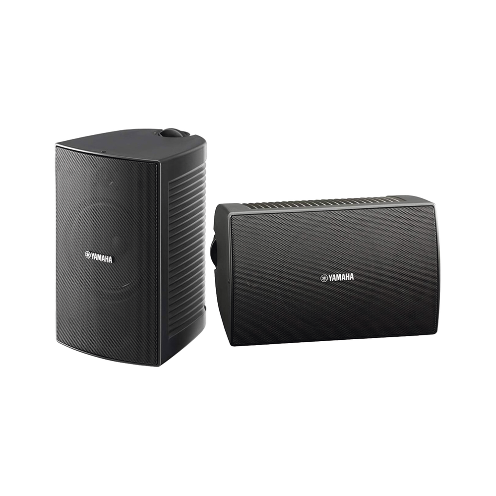 Altavoz de Montaje en Pared | 2 vias | Woofer 4" | Tweeter 1" | IPX3 | 8 ohms | 70/100V | Color Negro | Par