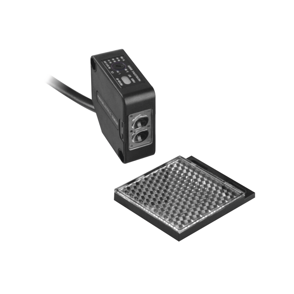 Detector fotoeléctrico de 7 m de alcance  / Luz indicadora para alineación