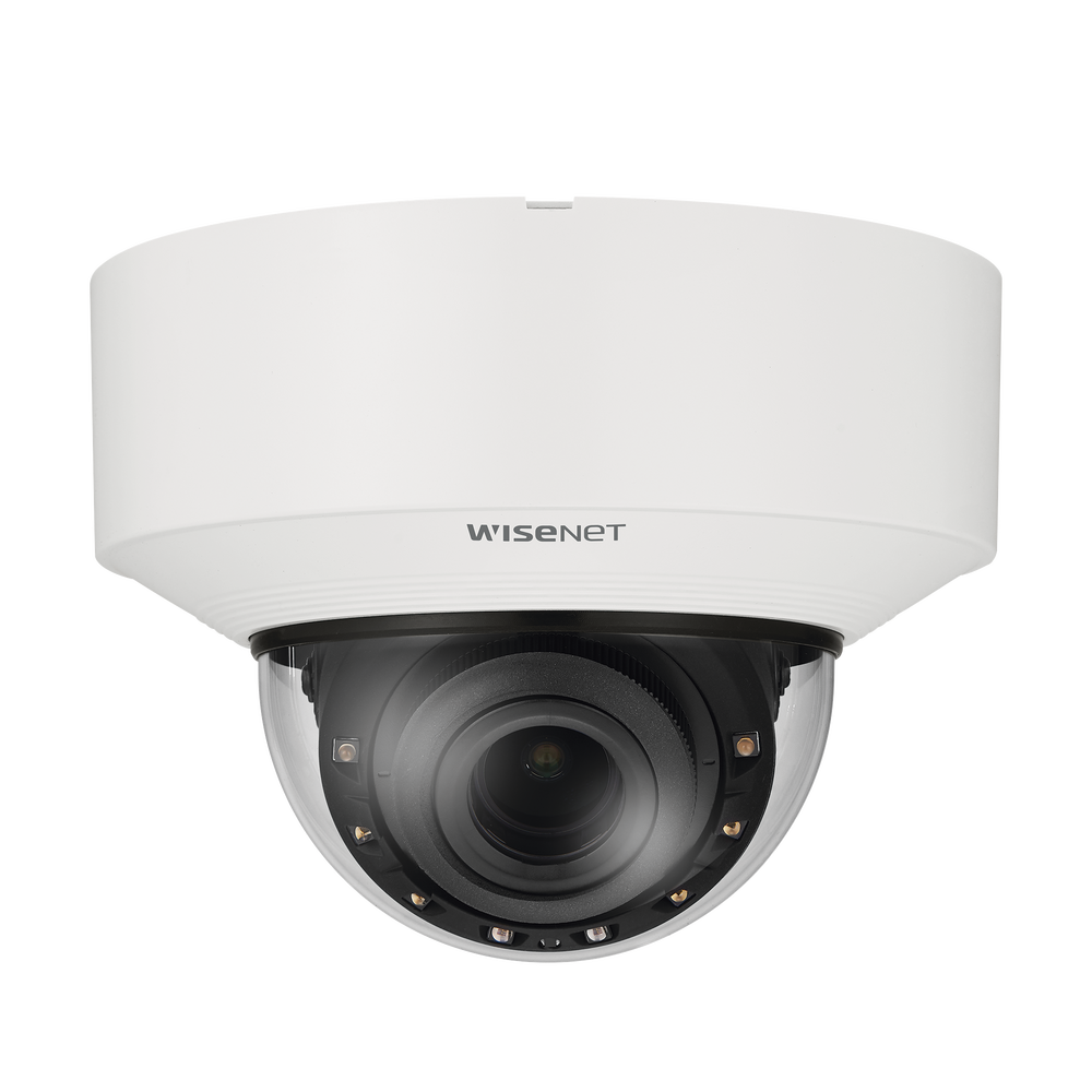 Cámara Domo IP Interior de 6MP con Inteligencia Artificial / Lente Motorizado de 4.4 a 9.3mm / P-Iris, WDR 120dB / Ranura SD