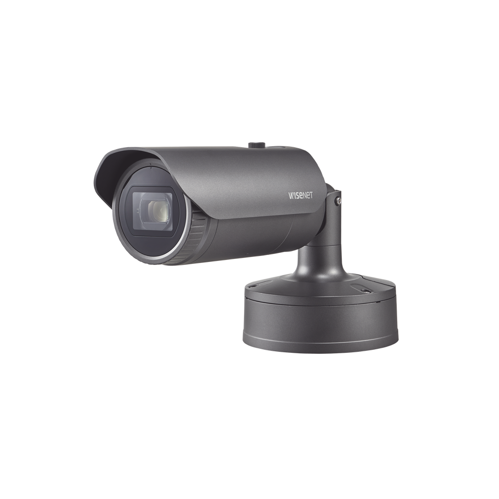Camara IP tipo Bala de 2MP con Función de identificación de placas LPR / Lente Motorizado 5.2 - 62.4mm / WDR 150dB  / Diseñado para aplicaciones de baja velocidad 0 a 90 Km/h