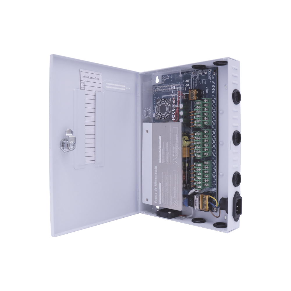 Fuente PREMIUM / 11-15 V / 18 canales / 30 A / Alta tecnología en seguridad / Doble ventilador / Hasta 1.85 Amperes por Salida / Filtro de Ruido por canal / Diseño de alta gama.