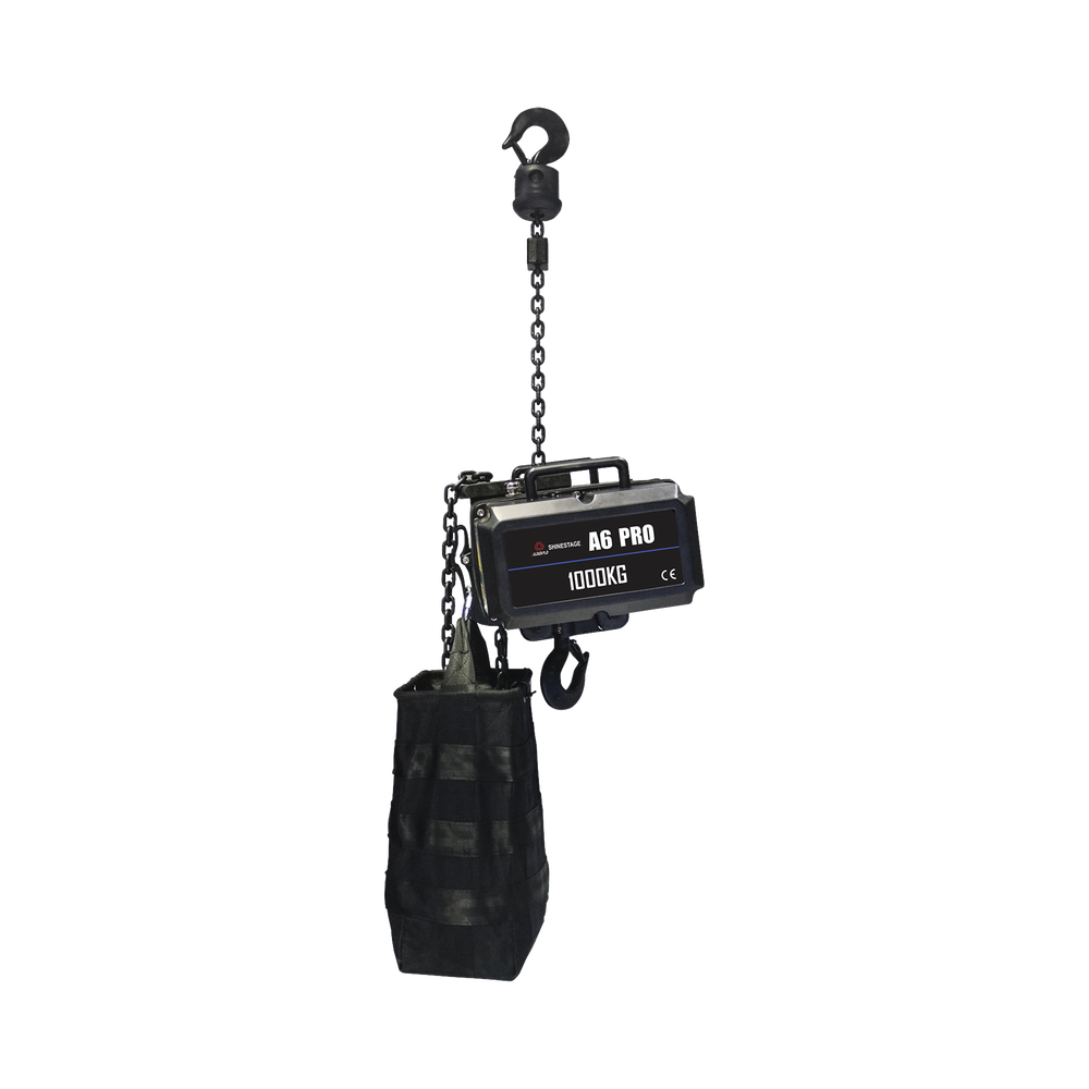 POLIPASTO ELECTRICO 220V | PARA IZAJE DE ESTRUCTURAS  | 1 TONELADA CON 25 METROS DE CADENA | INCLUYE CASE DE VUELO