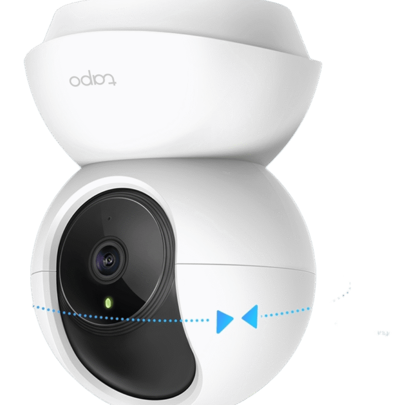 CÃ¡mara de Seguridad Wi-Fi Pan/Tilt, 2K Definition, VisiÃ³n Nocturna 30 pies, 360Â° Horizontal, 114Â° Vertical, DetecciÃ³n de Movimiento, Audio Bidireccional, Alarma Sonora/LumÃ­nica, MicroSD 256GB, Modo Privacidad