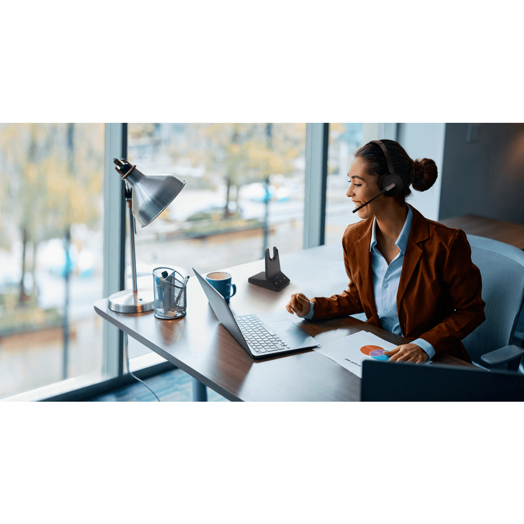 Diadema Inalambrica WH64 Mono UC de Yealink con Acoustic Shield 2.0 y Funcionamiento DECT-Bluetooth - Image 4