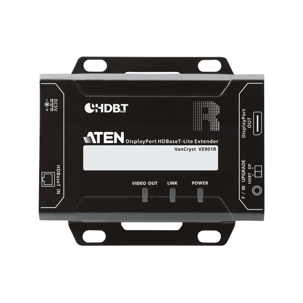Receptor DisplayPort HDBaseT-Lite | (4K a 40 m; 1080p a 70 m) | (HDBaseT Clase B)