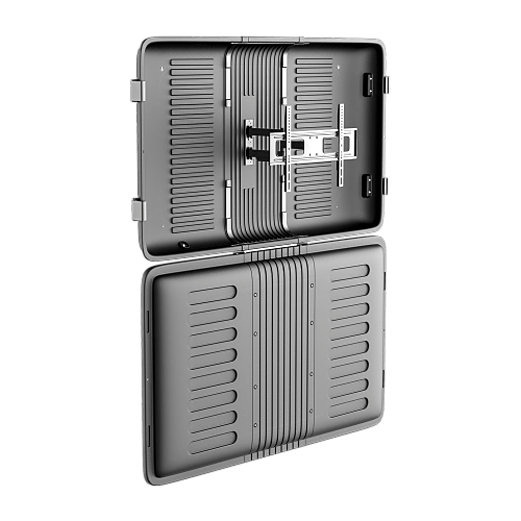 ENCLOSURE PARA PANTALLA HASTA 75" |  RESISTENTE  A INTEMPERIE MONTURA PARED | CAPACIDAD  DE CARGA MAX. 50 KG