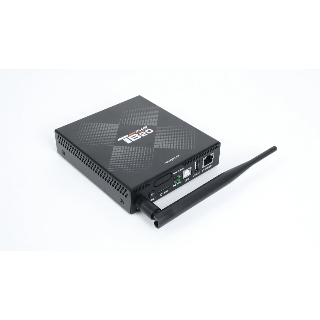 Reproductor Multimedia  TB20 Plus / Videowall LED1.3 MP / 32 GB Almacenamiento / Wi-Fi 2.4GHz / Ethernet Gigabit / Audio Estéreo / Android 10.0 / IP20