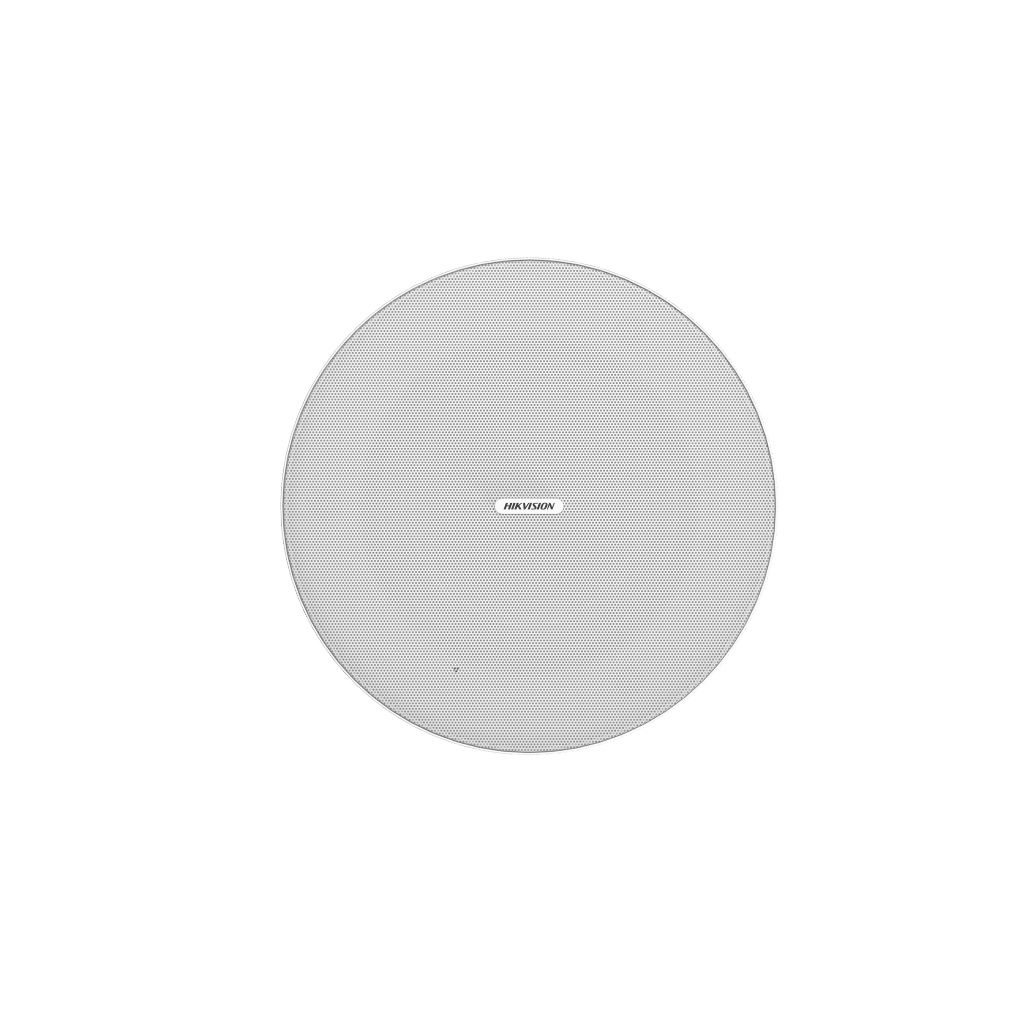 Bocina (Altavoz) IP Con Bluetooth | Montaje en plafón | 10 Watts | Tweeter 1.0 pulgadas | Woofer 6.5 pulgadas| Entrada de alarma | PoE+ | Hik-Connect/ HikCentral Profesional | Soporta bocinas auxiliares