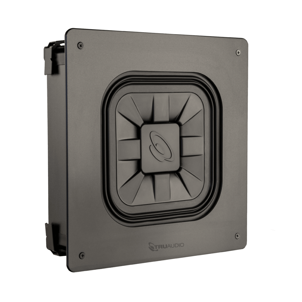 Subwoofer In-Wall 10" | 250 Watts | Sensibilidad 83 dB | Respuesta de Frecuencia 45-90 Hz | Salida Máxima 107 dB | Impedancia 4Ω