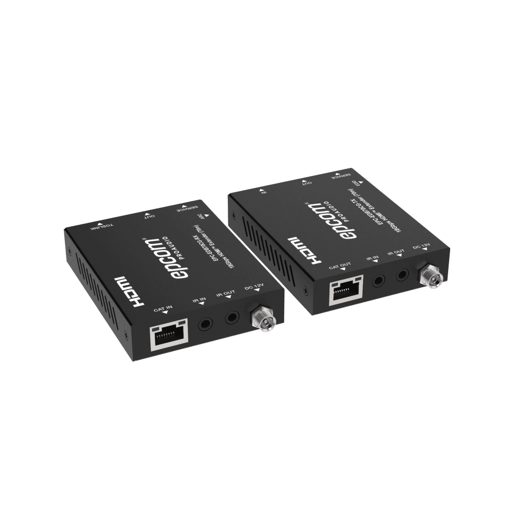 Extensor HDMI 4K@60Hz | PoC Bidireccional | HDR y Dolby Vision | Audio ARC y Óptico | Transmisión hasta 70m por CAT6