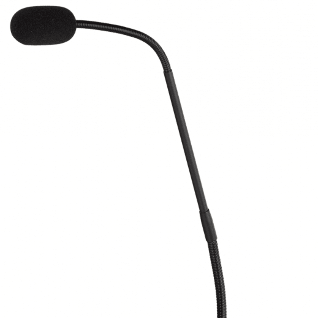 Estación de Voceo Multizona | Micrófono Cuello de Ganso | 8 Botones Programables | Dante | Para Series MTX/MRX