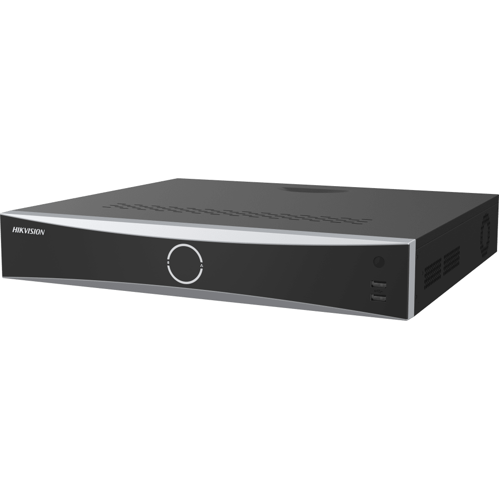 [Acusearch] NVR 12 Megapixel (4K) / 16 canales IP / 16 Puertos PoE+ / AcuSense (Evita Falsas Alarmas) / Reconocimiento Facial / 4 BahÃ­as de Disco Duro / Switch PoE 300 mts  / HDMI en 4K / Alarmas I/O