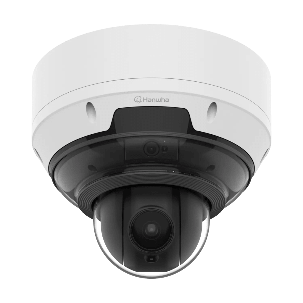 Camara AI 5MP 3CH Fija + 4MP 18x PTZ / DetecciÃ³n de Objetos (Persona/VehÃ­culo/MatrÃ­cula) / IVA / IR 15 mts / Auto CalibraciÃ³n / Secure Element FIPS 140-3 Level3 / IP66 / PoE++