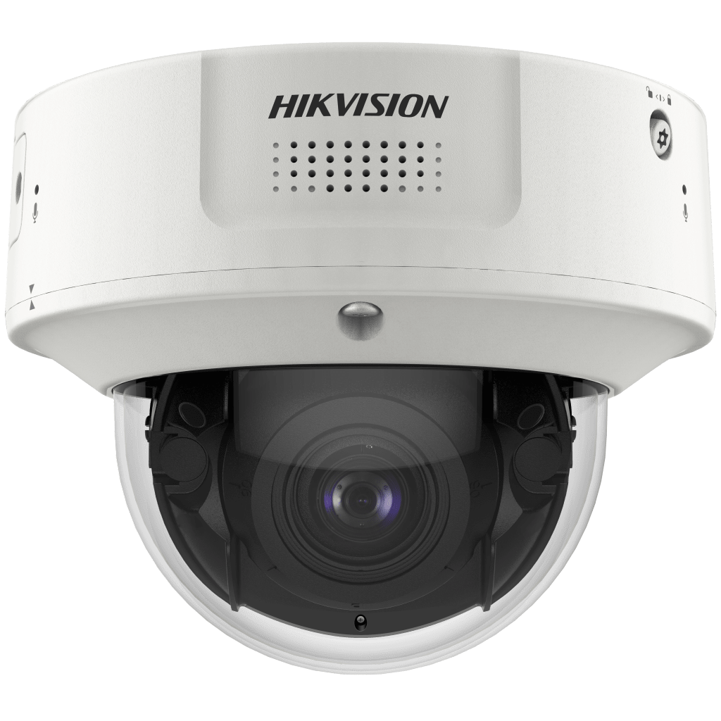 Domo IP 8 Megapixel / Lente Mot. 2.8 a 12 mm /  DARKFIGHTER / WDR 120 dB / IK10 / 30 mts IR / Conteo Facial / DetecciÃ³n Facial / Interior / PoE / BÃºsqueda por Atributos / MicrÃ³fono Integrado / Micro SD