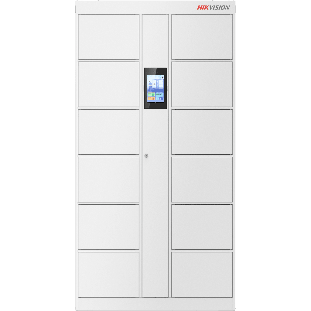 Locker Inteligente de 12 Espacios con Reconocimiento Facial Incluido de 8" / MAESTRO / Uso para Visitantes y/o Empleados / Fácil Uso y Puesta en Marcha