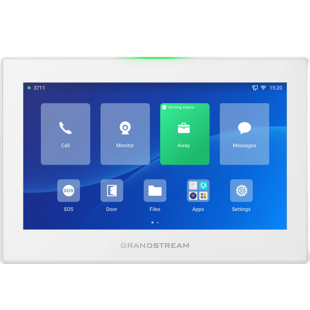 Estación de Intercomunicación SIP con Wi-Fi 6, Bluetooth y Control Total para Agendamiento de Salas y Edificios Inteligentes (Color Blanco)