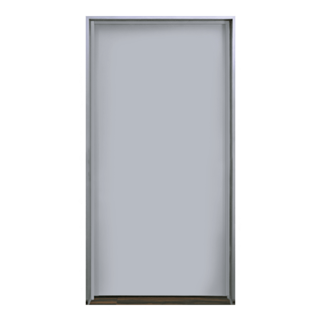 Puerta metálica galvanizada 3x7 pies / Resistente a fuego por 180 min. /Preparación para cerradura cilíndrica y refuerzo para cierra puerta