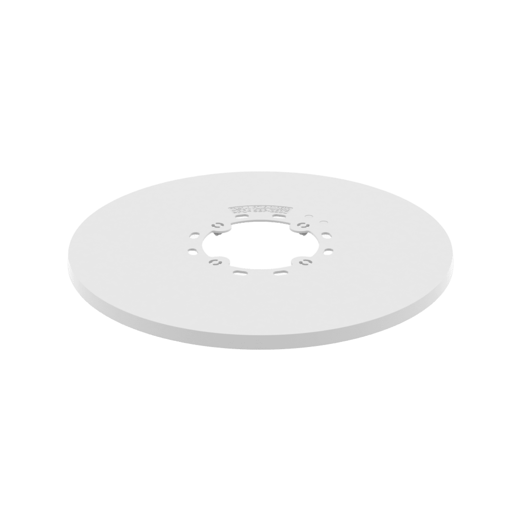 Cubierta de Montaje SBP-250C / Color Blanco / Material PC (Policarbonato) / Incluye 5 Piezas / Compatible con CÃ¡maras PNM-C16083RVQ-C32083RVQ y Montaje SBP-250WMW-SBP-400WMW / Certificaciones FCC / UL / CE / EAC