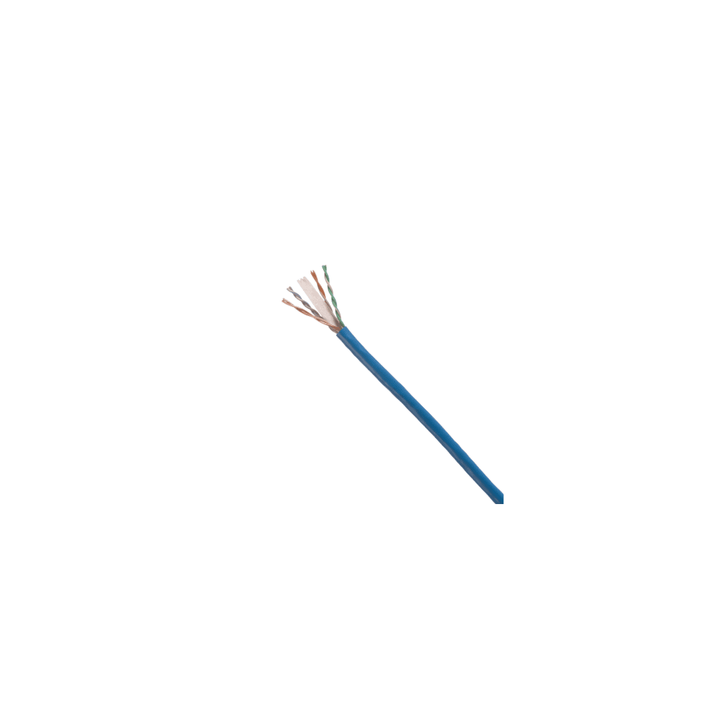 Bobina de Cable UTP 305 Metros (1000 Pies) de Cobre, TX6000? PanNet, Reelex, Azul, Categoría 6 (24 AWG), PVC (CM), de 4 Pares