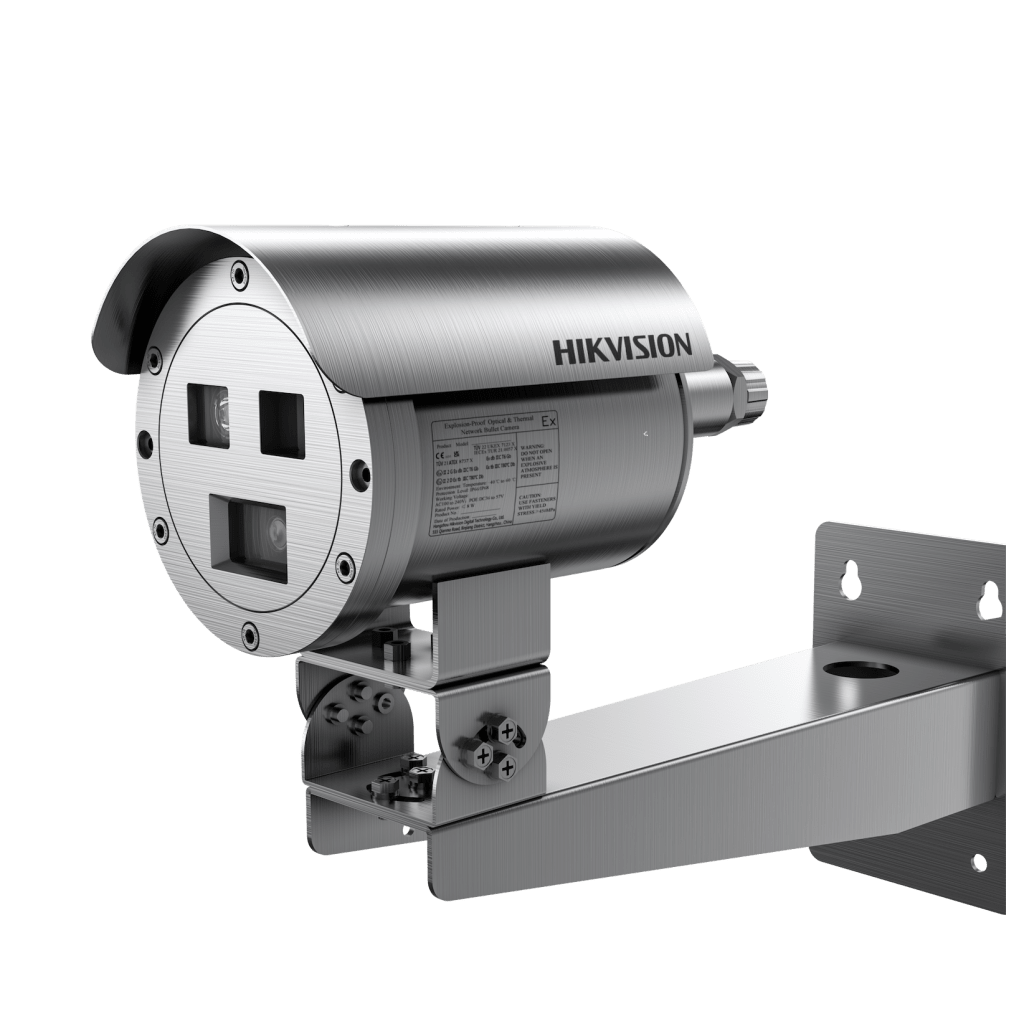 Bala IP TÃ©rmica Dual / Termico 9.7 mm (256 X 192) + Ã“ptico 8 mm (4 MP) / TermomÃ©trica / DetecciÃ³n de Temperatura / IP68 / 30 mts IR / AntiexplosiÃ³n / AnticorrosiÃ³n