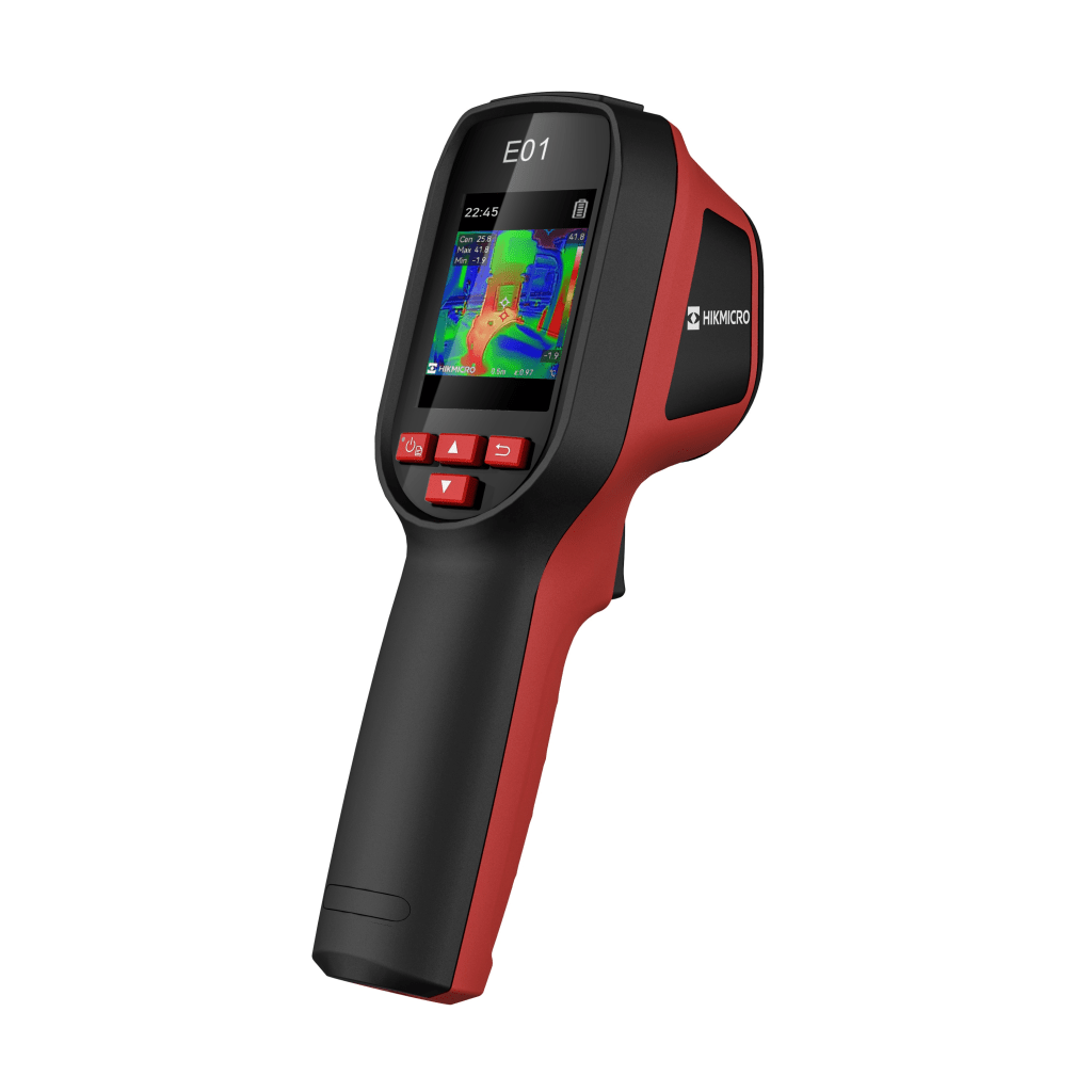 E01 - CÃ¡mara TermogrÃ¡fica PortÃ¡til Eco Series / SuperIR 240 x 240 / Rango de -20Â°C a 400Â°C / Pantalla LCD 2.4" / Modos SuperScene (Fugas, Aislamiento) / Memoria 4GB / BaterÃ­a 11h