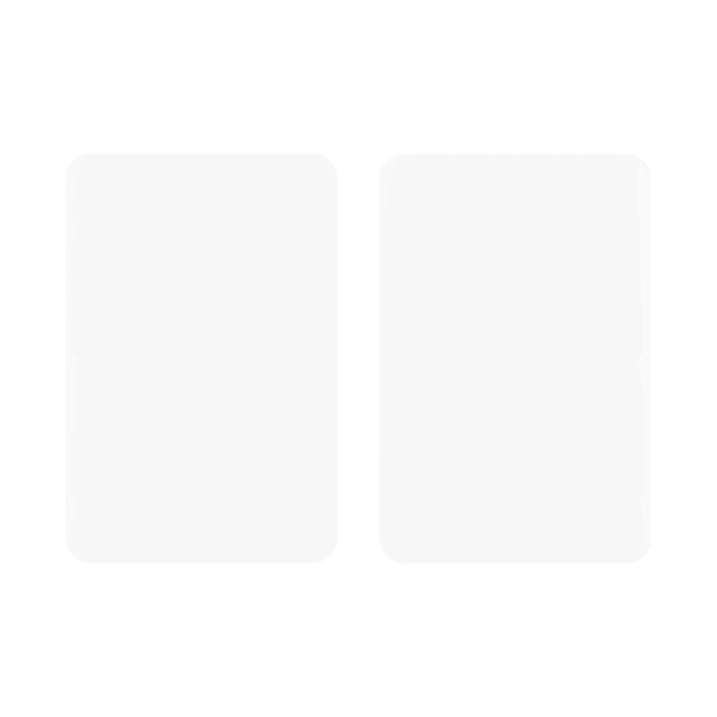 Kit de 2x Aletas de Acrílico para Formar Carriles de 65 cms en Torniquetes Series DS-K6B221TMX