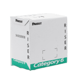 Bobina de Cable UTP, Categoría 6 de Alto Rendimiento (+350 MHz), 23 AWG, PVC (CMR, Riser), Bobina de 305 Metros (1000 Pies), Color Azul