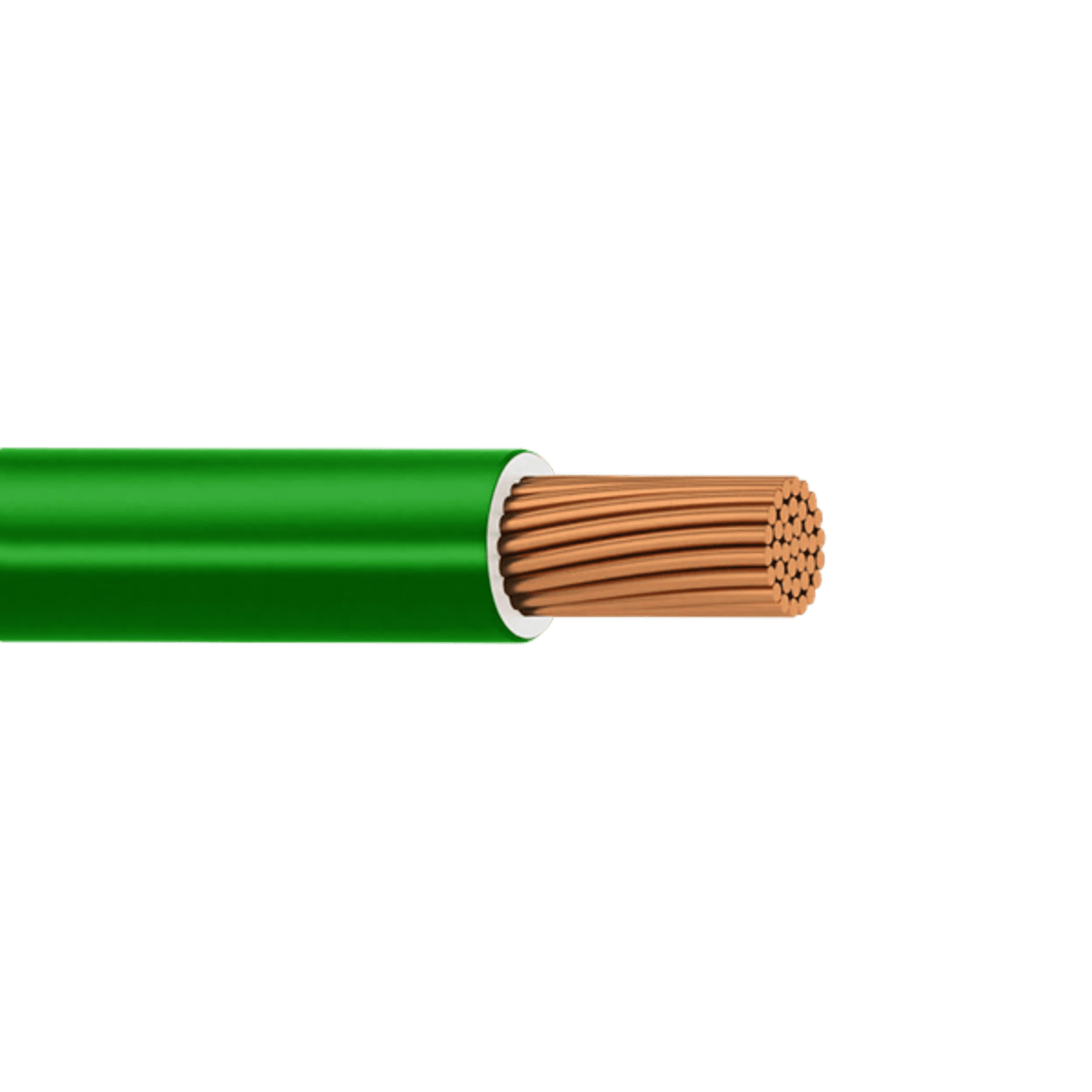 (SLY311) Cable Eléctrico de Cobre Recubierto THW-LS Calibre 12 AWG 19 Hilos Color Verde (100 Metros (328.08 Pies))