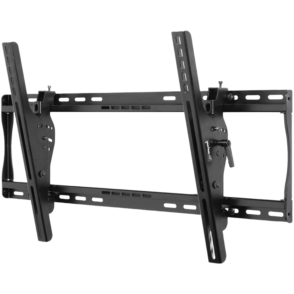 Montaje de pared Universal con inclinacion para Pantallas de 40" a 75" / Inclinación +15° a -5° / Capacidad Carga 79 kg / Sistema Hook-and-Hang Instalación Individual