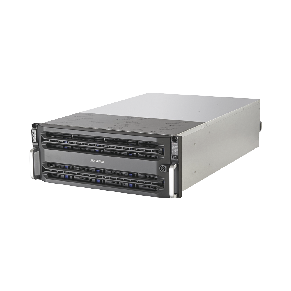 Servidor de Almacenamiento en Red / Soporta 24 Discos Duros (Incluye 20 Discos de 25 TB) / Soporta Hasta 400 Canales / Controlador Simple