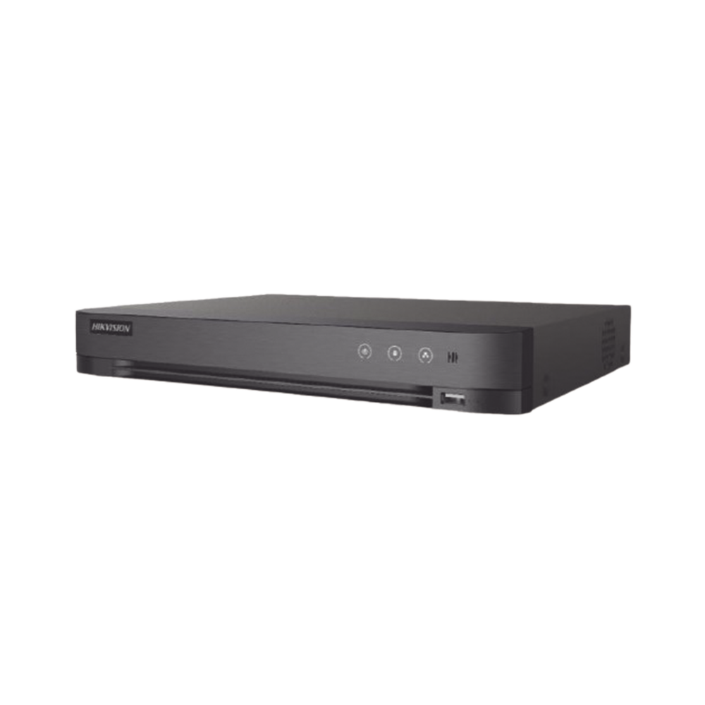 DVR 16 Canales TURBOHD + 8 Canales IP / 5 Megapixel Lite - 3K Lite / Audio de Dos Vías por Coaxitron / Reconocimiento Facial / ACUSENSE (Evita falsas alarmas) / 1 Bahía de Disco Duro / Salida de Video en Full HD