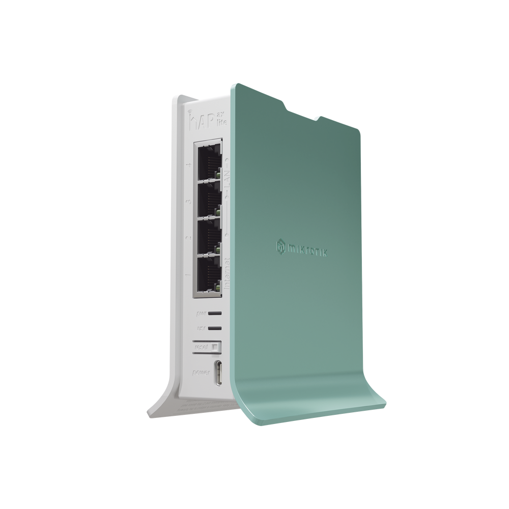 (hAP ax lite) Router WiFi 2.4 Gen6 802.11b/g/n/ax 160mW de potencia, 4 puertos Gigabit - Image 2