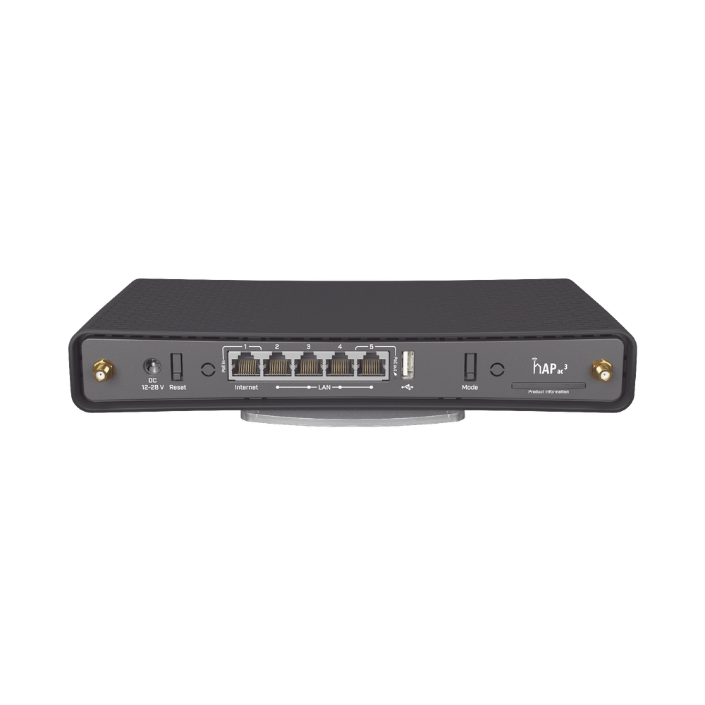 (hAP ac3) Router inalámbrico de doble banda con 5 puertos Gigabit Ethernet y antenas externas de alta ganancia - Image 4