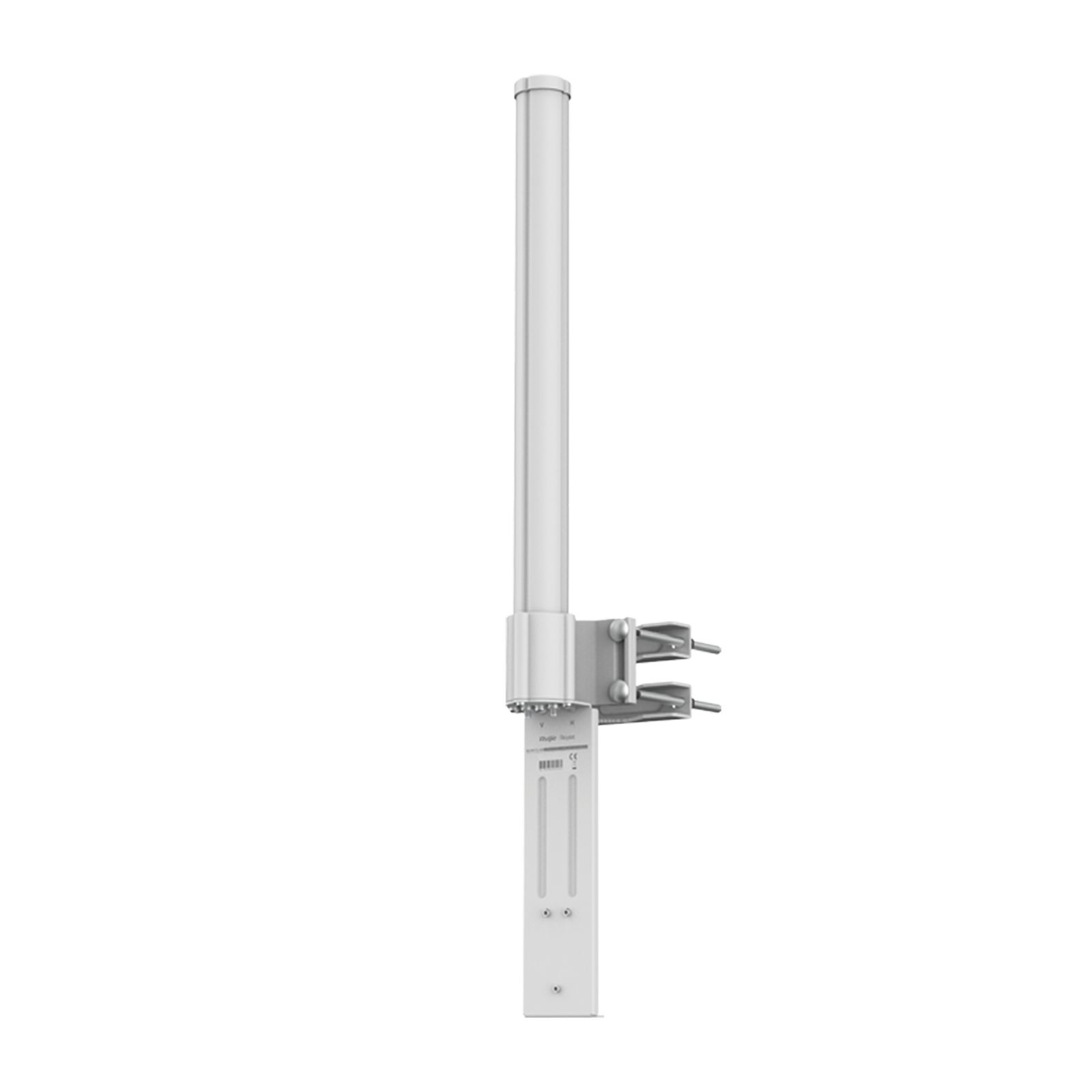 Antena Omnidireccional de 360° AirMetro con 13 dBi en Banda 5Ghz (5150-5850 Mhz) Slant 90° Compatibilidad Multi-Marca para enlaces Multipunto, Conectores SMA Hembra Inverso.