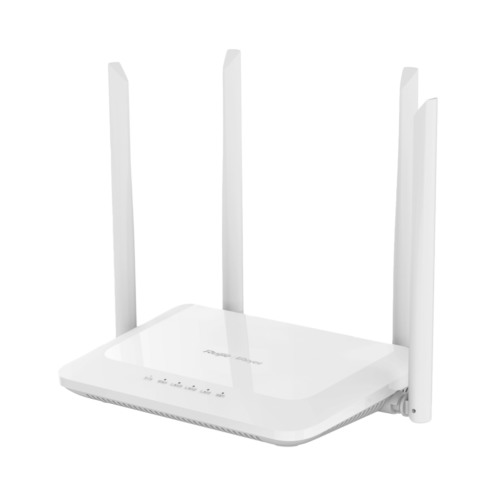 Home Router Inalámbrico Wi-Fi 5 Doble Banda, 1 Puerto Wan 10/100 y 3 Puertos Lan 10/100 Hasta 1,200 Mbps