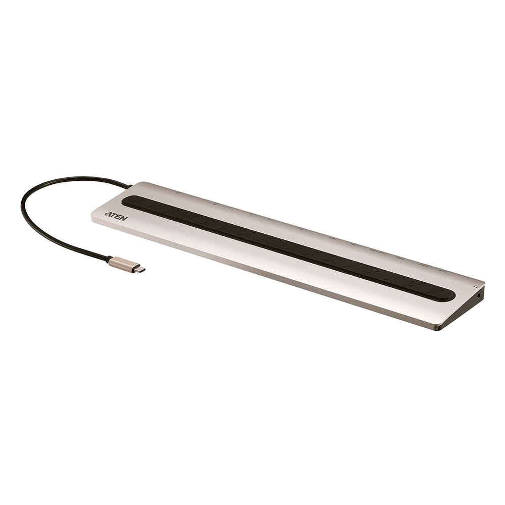 Docking station USB-C multipuerto con power pass-through
